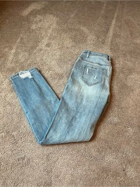 Encore Jeans Light Blue Skinny Distressed Women’s Jeans
